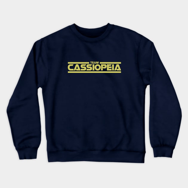 Team Cassiopeia Crewneck Sweatshirt by GloopTrekker